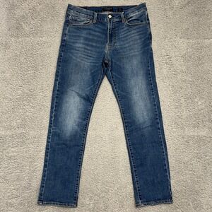 Lucky Brand Jeans Mens 32x30 Blue 410 Athletic Slim Straight Denim Casual Formal